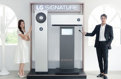 LG전자가 LG 시그니처 에어컨을 국내 출시했다
