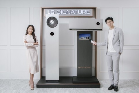 LG전자가 선택의 폭 넓어진 초프리미엄 LG 시그니처 에어컨을 출시했다