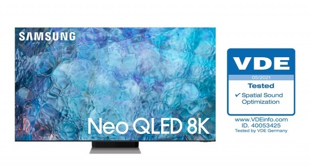 VDE 인증을 받은 삼성 Neo QLED 제품