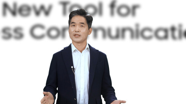 삼성리서치 연구소장 승현준 사장이 온라인으로 개최한 제1회 삼성 6G 포럼(Samsung 6G Forum)에서 인사말을 전하고 있다.