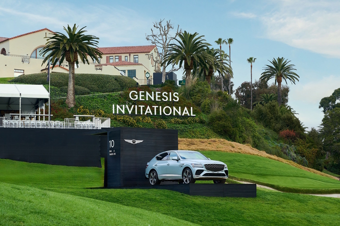‘2024 제네시스 인비테이셔널(The Genesis Invitational)’ 경기장에 전시된 GV80 쿠페 모델