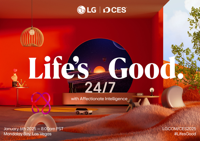 LG전자가 CES 2025 'LG월드 프리미어'에서 공감지능이 연결·확장하는 고객경험 청사진을 소개할 예정이다.