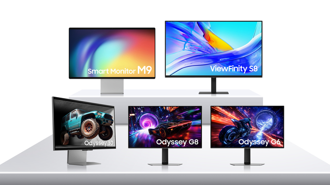 삼성전자, CES 2025서 모니터 신모델 5종 공개.