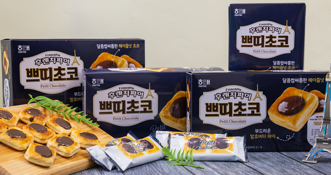 해태 후렌치파이, 출시 43년만에 첫 스핀오프 '쁘띠초코' 출시!!.