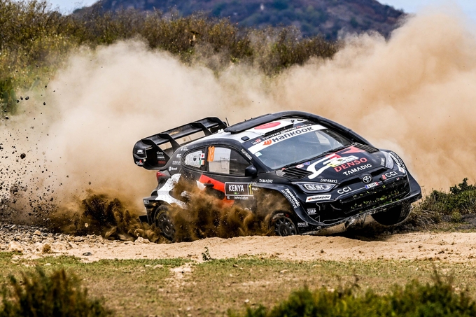 2025 WRC 3라운드 사파리 랠리 케냐 경기 장면.