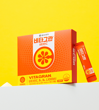 동아제약 ‘비타그란 비타민C 분말’ 리뉴얼 출시.
