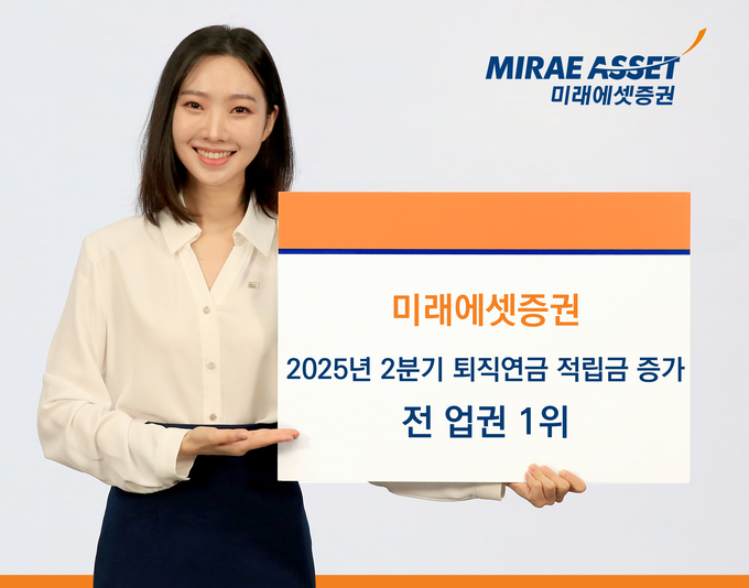 미래에셋증권, 2분기 퇴직연금 적립금 유입 업계 최고...고객 선택 받았다.