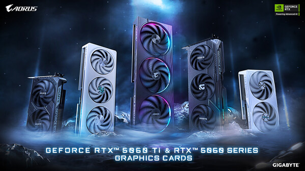 기가바이트, 최첨단 냉각 시스템을 갖춘 GeForce RTX™ 5060 Ti 및 5060 출시 - 게이밍과 AI를 위한 최적의 성능 제공