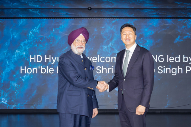 HD현대 정기선 회장, 인도 석유부 장관과 ‘글로벌 파트너십’ 확대 논의