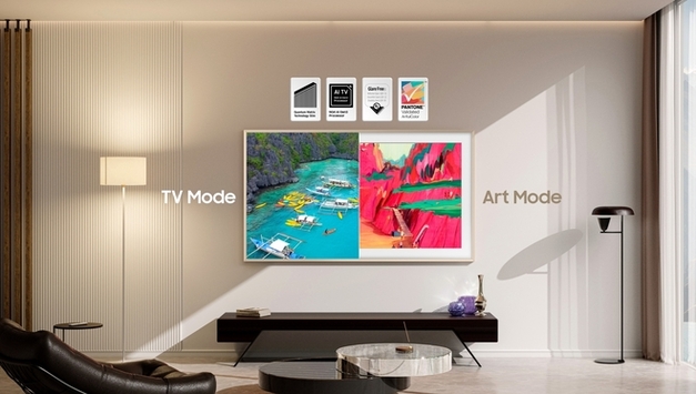 CNN "삼성 '더 프레임 프로', 갤러리 같은 미니멀리즘 구현한 첫 아트 TV"