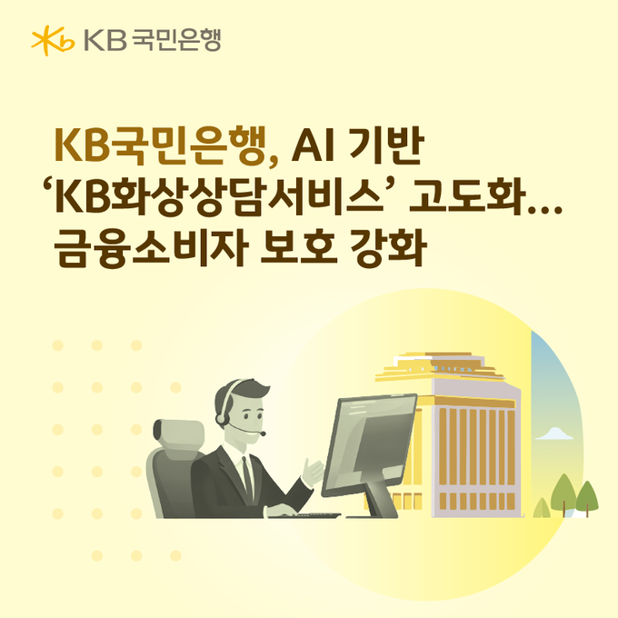 KB국민은행, AI 기반 ‘KB화상상담서비스’ 고도화… 금융소비자 보호 강화